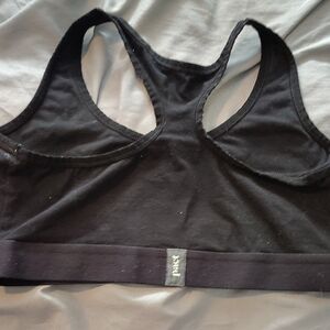 Pact Black Racerback Sports Bra